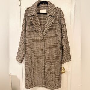 Oak & Fort Houndstooth Coat